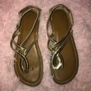 Gold Sandals
